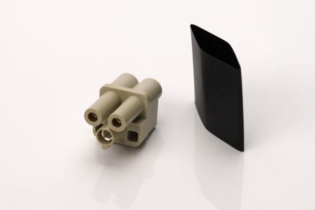 192-598 RS PRO Heavy Duty Power Connector Insert, 40A, Female, 2 + p Contacts