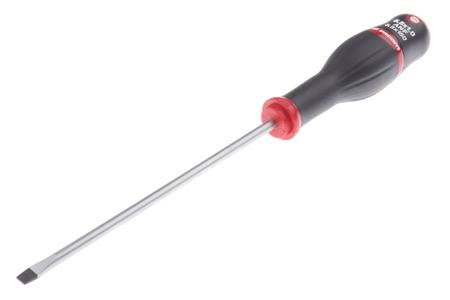 ATF5.5X150 Facom Slotted  Screwdriver, 5.5 x 1 mm Tip, 150 mm Blade, 259 mm Overall
