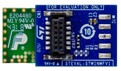 STEVAL-STWINWFV1 STMicroelectronics Wi-Fi Expansion Expansion Board for ISM43362 SensorTile Wireless Industrial Node (STWIN) Kit