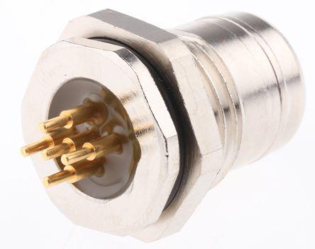 120065-0910 Brad, 4 Pole Cable Mount M12 Connector Socket, with Female Contacts, IP67