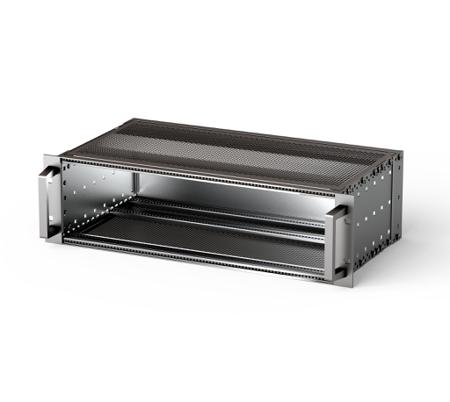 24567173 nVent SCHROFF EuropacPRO Series 3U Aluminium Subrack, 84HP, 295mm Depth