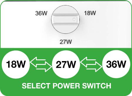 145788 LED Corn Switch E27 18W-36W 3000K-5000K