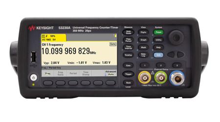 53230A + 53230A-010 Keysight Technologies 53230A Frequency Counter, 350MHz Max, 12 digits/s Resolution