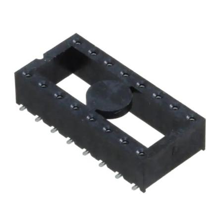 ICF-628-T-O-TR Samtec, ICF 2.54mm Pitch Straight 28 Way, SMT Turned Pin Open Frame ZIF IC Dip Socket