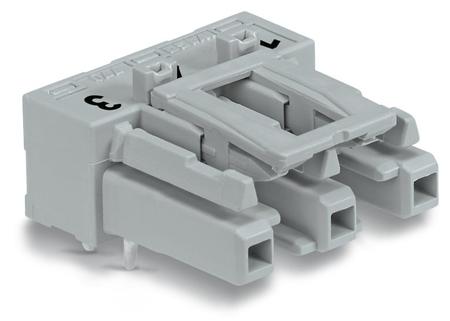 770-843-011-000 WAGO 770 Series Angled PCB Mount PCB Socket, 3-Contact, 1-Row, 10mm Pitch, Cage Clamp Termination