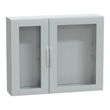 NSYPLA10123TG Schneider Electric NSYPLA, Double Door Floor Standing Enclosure, 1000 x 1250 x 320mm, IP65