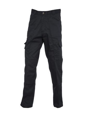 285-4969 RS PRO 's Black Trousers Comfortable, Durable, Size Regular 44in W 31in L
