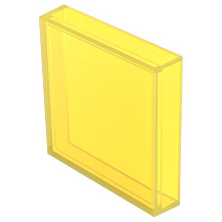 704.702.4 Indicator Lens Square Style, Yellow, 24.4 Long