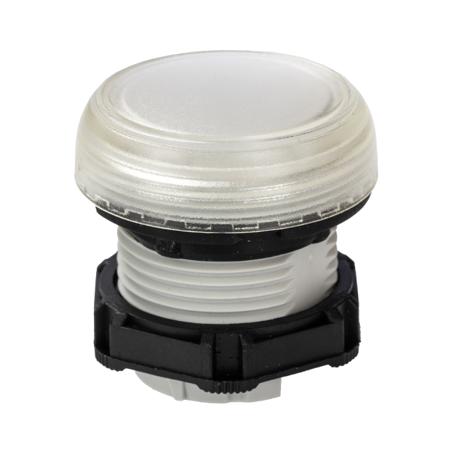 LPL7 Lovato Clear Pilot Light Head, 22mm Cutout Platinum Series