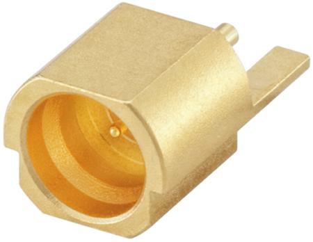 19S202-40ML5 Rosenberger, Plug PCB Mount SMP Connector, 50Ω, Solder Termination, Right Angle Body