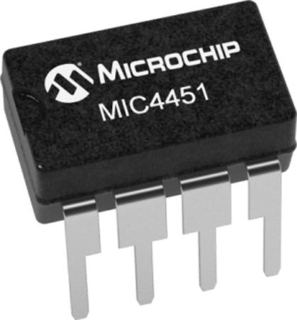 MIC4451ZT Microchip  Low Side MOSFET Power Driver, 12A 5-Pin, TO-220