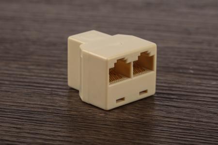 186-3098 RS PRO 2-Port RJ45 Adapter