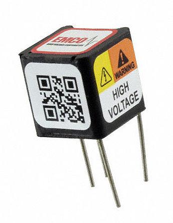 Q10N-12 XP Power Q DC-DC Converter, -1kV dc/ 500μA Output, 0 → 12 V dc Input, 0.5W, Through Hole, +70°C Max Temp -25°C