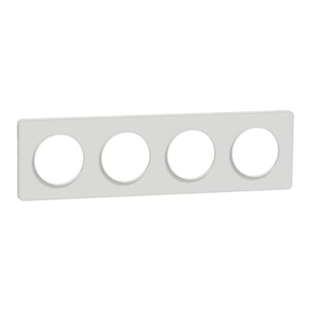 S520808 Schneider Electric White, 4 Gang, Odace