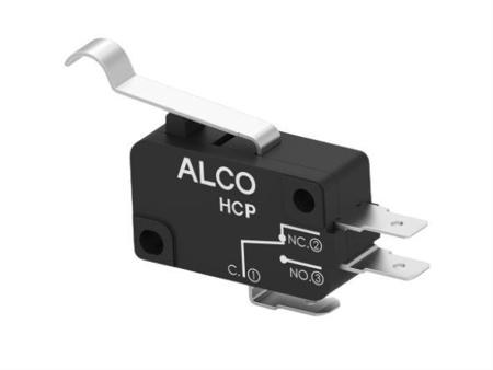 HCP10DTD4L04 TE Connectivity Simulated Roller Lever Snap Action Micro Switch, Quick Connect Terminal, 10A, SPDT