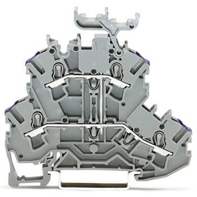 2002-2238 WAGO TOPJOB S Series Double Level Terminal Block, 2.5mm², 2-Level, Push In Termination, ATEX, CSA, IECEx