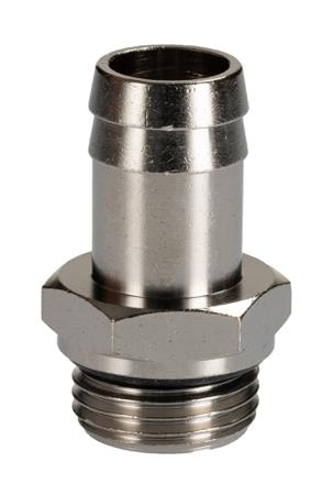 176-2036 RS PRO Hose Connector Hose Tail Adaptor, BSPP 1/2in 17mm ID, 5 MPa, 50 bar