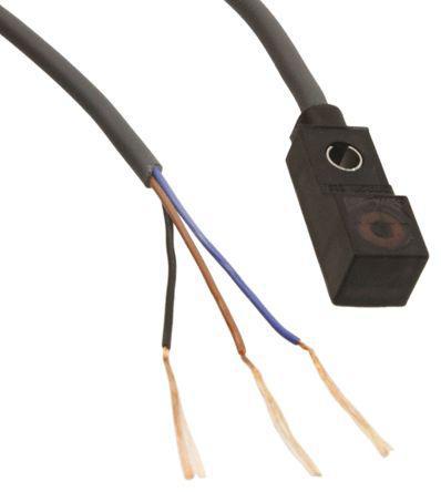 E2S-Q26-1M Omron PNP-NC Inductive Sensor 2.5 mm Detection Range, Rectangular 23mm length, 12 → 24 V dc, IP67