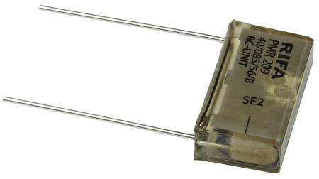 PMR209MC6100M100R30 KEMET RC Capacitor 100nF 100Ω Tolerance ±20% 250 V ac, 630V dc 1-way , Through Hole, PMR209