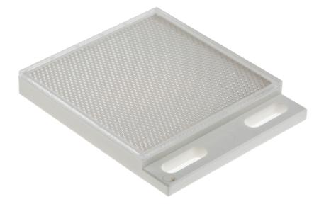 BOS-R-22 BALLUFF Sensor Reflector for use with Laser Retroreflective Sensor, Photoelectric Sensor, 61.8 x 51 mm Rectangular