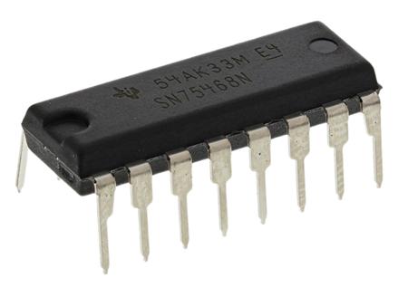 SN75468N Texas Instruments , 7-element NPN Darlington Transistor, 500 mA 100 V, 16-Pin PDIP