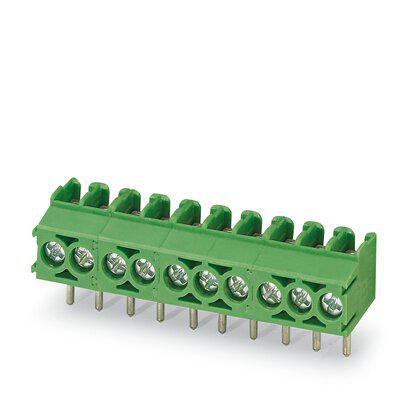 1984866 Phoenix Contact PT Series PCB Terminal Block, 12-Contact, 3.5mm Pitch, PCB Mount, 1-Row, Screw Termination