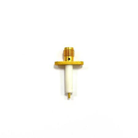 246-9401 RS PRO, jack Flange Mount SMA Connector, 50Ω, Solder Termination, Straight Body