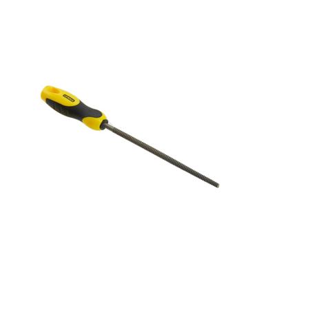0-22-475 Stanley 380mm, Rasp Cut, Flat File Handle With Soft-Grip Handle
