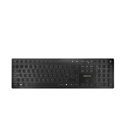 JK-9100GB-2 Cherry CHERRY KW 9100 SLIM Wireless USB, Wireless Keyboard, QWERTY, Black
