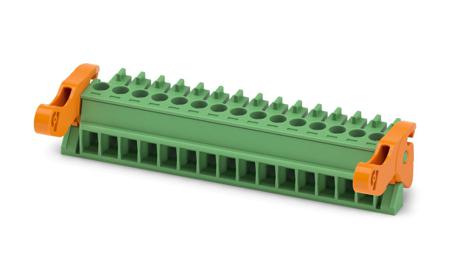 1816988 Phoenix Contact, 3.5mm Pitch, MC 1.5/15-ST-3.5-LR, 15 Way, , Pluggable Terminal Block, Plug, Cable Mount, Screw
