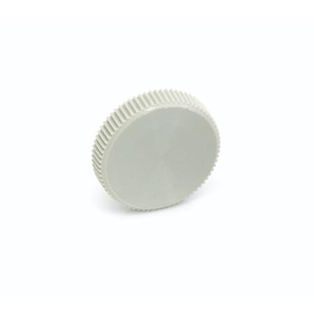 284-5518 RS PRO White Acetal Thermoplastic Thumbscrew Clamping Knob, M4, Self-assembly
