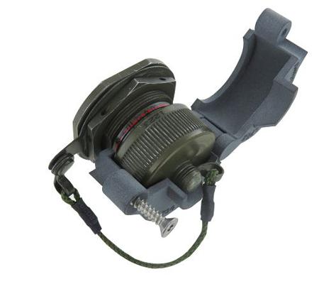 CAPLOCK13TX Amphenol Socapex Grey Caplock, Shell Size T13 for use with 38999 Series III Receptacles