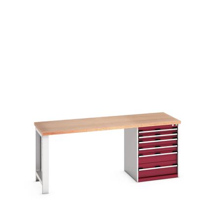 41003235-24V Bott 41003235.24V Sheet Steel Workbench, 840mm x 750mm x 2000mm