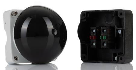 229749-FAK-S-KC11-I Eaton, FAK Non-illuminated Black Mushroom Push Button, NO/NC Momentary Screw