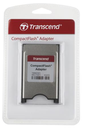 TS0MCF2PC Transcend PCMCIA Card Reader for Compact Flash Type I Card Types