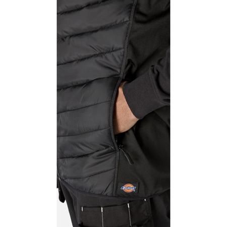 DK0A4XTDBLK1 Dickies DK0A4XTD Black Thermal Insulation Men's Bodywarmer, L