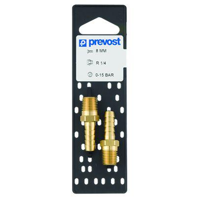 JFT-1410P2 PREVOST Hose Connector, Straight Hose Tail Coupling G1/2 10mm ID