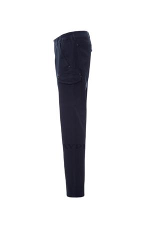 001547-0376-08007-L Paperwear POWER STRETCH 's Navy Blue Trousers Stretchy 36in W 87cm L