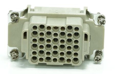 208-4366 RS PRO Heavy Duty Power Connector Insert, 42 contacts, 10A, Female