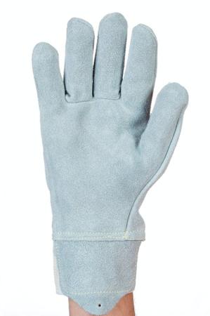 TC1-08 Tornado Colossus Grey Leather Coated Leather Work Gloves, Size 8, Medium