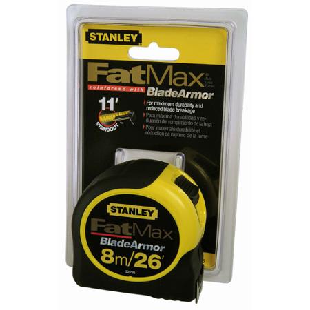 0-33-726 Stanley FatMax 8m Tape Measure
