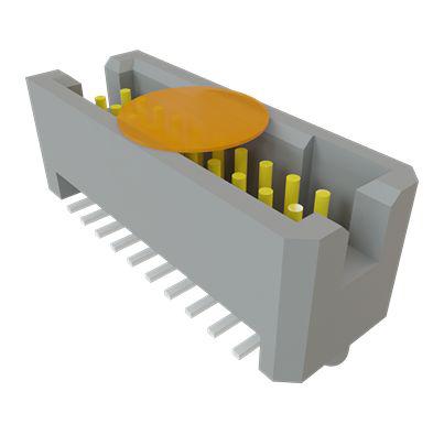 TFC-110-02-L-D-A-K-TR Samtec TFC Series Vertical Surface Mount PCB Header, 20 Contact(s), 1.27mm Pitch, 2 Row(s), Shrouded