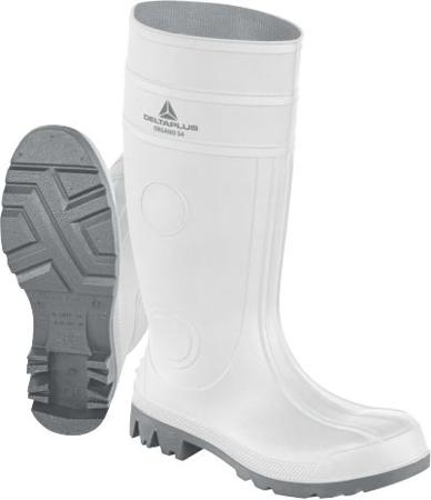 ORGANS4BC47 Delta Plus ORGANO S4 FO Grey, White Steel Toe Capped Unisex Safety Footwear, UK 12, EU 47