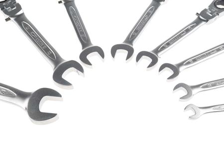 41RM-SH8 Bahco 8 Pieces Alloy Steel Metric Ratchet Spanner Set