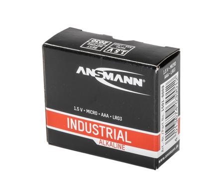 1501-0004-1 Ansmann Industrial Alkaline AAA Batteries 1.5V