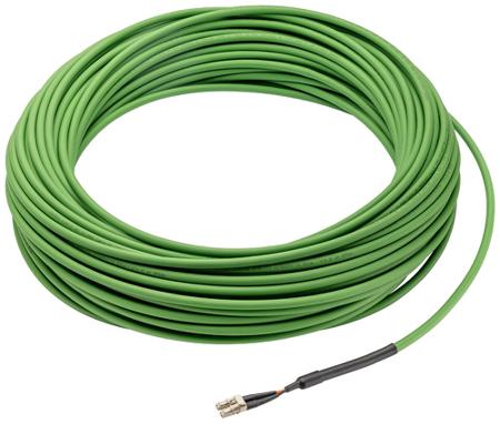 6XV1883-7EN50 Siemens LC x 2 to LC x 2 Duplex Multi Mode OM4 Fibre Optic Cable, 50μm, Green, 50m