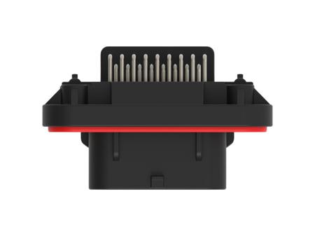 2384723-2 TE Connectivity, SUPERSEAL Cable connector Plug Black Board Mount 34 Way, Through Hole Termination