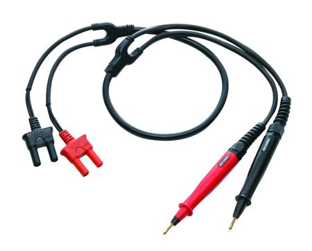 642-976 RS PRO Test Leads, 80V, Black, Red, 1100mm Lead Length