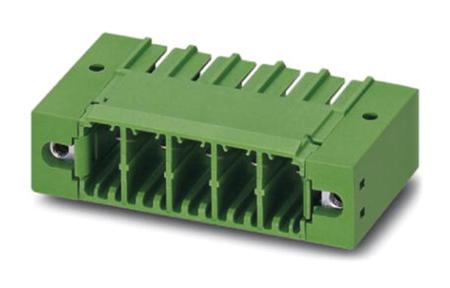 1720835 Phoenix Contact, 7.62mm Pitch, PC 5/ 6-GF-7.62, 6 Way, Pluggable Terminal Block, Header, Solder Termination,