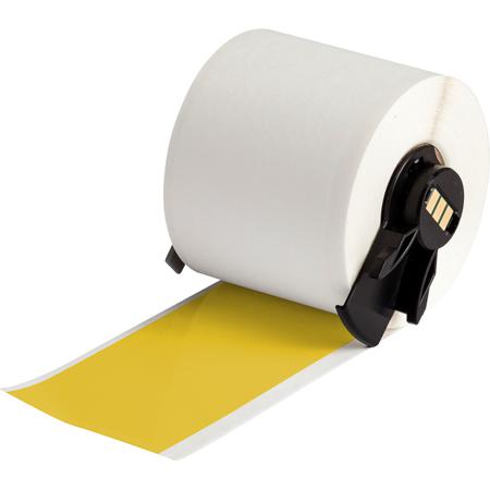 M6C-2000-595-YL Brady B-595 Black on Yellow Cable Labels, 15.24 m Length, 50.80 mm Width, 50.8mm Label Width